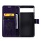 Case cover For Google Pixel 6 Tree &amp; Cat Embossed Pattern Horizontal Flip Leather Case with Holder &amp; Card Slots &amp; Wallet &amp; Lanyard(Purple)