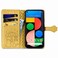 Case cover For Google Pixel 5a 5G Lovely Cat and Dog Embossing Pattern Horizontal Flip Leather Case , with Holder &amp; Card Slots &amp; Wallet &amp; Cartoon Clasp &amp; Lanyard(Yellow)