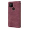 Case cover For Google Pixel 5a 5G Multifunctional Phone Leather Case with Card Slot &amp; Holder &amp; Zipper Wallet &amp; Photo Frame(Wine Red)