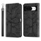 Case cover For Google Pixel 8 Life Tree Embossing Pattern Flip Leather Phone Case(Black)