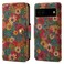 Case cover For Google Pixel 6a Denior Flower Language Series Cork Fabric Oil Edge Leather Phone Case(Spring)