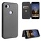 Case cover For Google Pixel 3a XL Carbon Fiber Texture Horizontal Flip TPU + PC + PU Leather Case with Card Slot(Black)