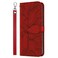 Case cover For Google Pixel 5 Life of Tree Embossing Pattern Horizontal Flip Leather Case with Holder &amp; Card Slot &amp; Wallet &amp; Photo Frame &amp; Lanyard(Red)