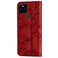 Case cover For Google Pixel 5 Life of Tree Embossing Pattern Horizontal Flip Leather Case with Holder &amp; Card Slot &amp; Wallet &amp; Photo Frame &amp; Lanyard(Red)