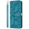 Case cover For Google Pixel 4a Life of Tree Embossing Pattern Horizontal Flip Leather Case with Holder &amp; Card Slot &amp; Wallet &amp; Photo Frame &amp; Lanyard(Blue)