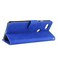 Case cover For Google Pixel 3a XL Solid Color Skin Feel Magnetic Buckle Horizontal Flip Calf Texture PU Leather Case with Holder &amp; Card Slots &amp; Wallet(Blue)
