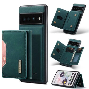 Case cover For Google Pixel 7 Pro 5G DG.MING M2 Series 3-Fold Multi Card Bag Phone Case(Green)