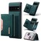 Case cover For Google Pixel 7 Pro 5G DG.MING M2 Series 3-Fold Multi Card Bag Phone Case(Green)