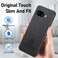 Case cover For Google Pixel 9a Twill Fabric Leather Skin Back Phone Case(Black)