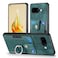Case cover For Google Pixel 9a Retro Skin-feel Ring Card Wallet Phone Case(Green)