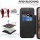 Case cover For Google Pixel 8a Shield MagSafe RFID Anti-theft Leather Phone Case(Black)