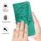 Case cover For Google Pixel 10 Pro XL Embossed Butterfly Leather Phone Case(Green)