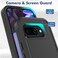 Case cover For Google Pixel 9a 2 in 1 PC + TPU Phone Case(Black)