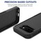 Case cover For Google Pixel 9a 2 in 1 PC + TPU Phone Case(Black)