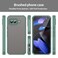 Case cover For Google Pixel 9a Fan Dun Series TPU Hybrid PC Frosted Phone Case(Green)