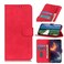 Case cover For Asus Zenfone 7 KHAZNEH Retro Texture Leather Phone Case(Red)