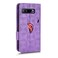 Case cover For Asus ROG Phone 3 Strix / 3 ZS661KL Symmetrical Triangle Leather Phone Case(Purple)