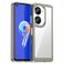 Case cover For Asus ZenFone 9 Colorful Series Acrylic + TPU Phone Case(Transparent Grey)