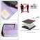 Case cover For Asus ROG Phone 8 Cat Rat Embossed Pattern RFID Leather Phone Case with Lanyard(Purple)