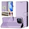 Case cover For Asus ROG Phone 8 / 8 Pro Honeycomb Embossing RFID Leather Phone Case(Light Purple)