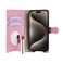 Case cover For Asus Zenfone 9 / Zenfone 10 Crossbody Chain Fishtail Litchi Leather Phone Case(Pink)