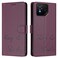 Case cover For Asus ROG Phone 9 / 9 Pro Smile Embossing RFID Leather Phone Case(Violet)