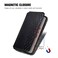 Case cover For  ASUS Zenfone 10 Cubic Grid Pressed Magnetic Leather Phone Case(Black)