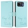 Case cover For Asus Zenfone 12 Ultra Smile Embossing RFID Leather Phone Case(Mint Green)