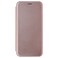 Case cover For alcatel 1S (2021) Carbon Fiber Texture Horizontal Flip TPU + PC + PU Leather Case with Card Slot(Pink)