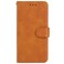Case cover Leather Phone Case For Alcatel 1/1 2019&amp;2021 / Vodafone Smart E9(Brown)