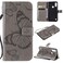 Case cover For Motorola Moto E6s (2020) 3D Butterfly Embossed Pattern Horizontal Flip Leather Case with Holder &amp; Card Slot &amp; Wallet &amp; Lanyard(Grey)