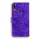 Case cover For Motorola Moto E6 Plus Tiger Embossing Pattern Horizontal Flip Leather Case with Holder &amp; Card Slots &amp; Wallet(Purple)