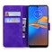 Case cover For Motorola Moto E6 Plus Tiger Embossing Pattern Horizontal Flip Leather Case with Holder &amp; Card Slots &amp; Wallet(Purple)