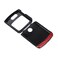 Case cover For Motorola Moto Razr 5G Crocodile Top Layer Cowhide Leather Phone Case(Red)