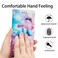 Case cover For Motorola Moto G04 / G24 / G04S Painted Marble Pattern Leather Phone Case(Pink Purple)