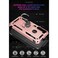 Case cover For Motorola Moto One Fusion Plus Shockproof TPU + PC Protective Case with 360 Degree Rotating Holder(Rose Gold)