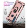 Case cover For Motorola Moto One Fusion Plus Shockproof TPU + PC Protective Case with 360 Degree Rotating Holder(Rose Gold)