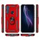 Case cover For Motorola Moto One Fusion Plus Shockproof TPU + PC Protective Case with 360 Degree Rotating Holder(Red)
