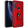 Case cover For Motorola Moto One Fusion Plus Shockproof TPU + PC Protective Case with 360 Degree Rotating Holder(Red)