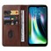 Case cover For Motorola Moto Defy 2021 Magnetic Closure Leather Phone Case(Brown)
