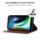 Case cover For Motorola Moto Defy 2021 Magnetic Closure Leather Phone Case(Brown)