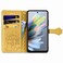 Case cover For Motorola Moto G 2025 Cat and Dog Embossed Leather Phone Case(Yellow)