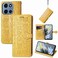Case cover For Motorola Moto G 2025 Cat and Dog Embossed Leather Phone Case(Yellow)