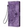 Case cover For Motorola Moto G75 5G Mandala Embossed Retro Frosted Leather Phone Case(Purple)