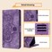 Case cover For Motorola Moto G75 5G Mandala Embossed Retro Frosted Leather Phone Case(Purple)