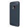 Case cover For Motorola Moto G5 Plus Brushed Carbon Fiber Texture Shockproof TPU Protective Cover Case(Blue)