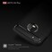 Case cover For Motorola Moto G5 Plus Brushed Carbon Fiber Texture Shockproof TPU Protective Cover Case(Blue)