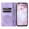 Case cover For Motorola Moto G72 Totem Embossed Magnetic Leather Phone Case(Purple)