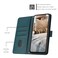 Case cover For Motorola Moto G75 Embossed Kitten Phone Leather Case with Lanyard(Dark Green)
