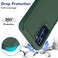 Case cover For Motorola Moto G Stylus 4G 2022 2 in 1 PC + TPU Phone Case(Dark Green)